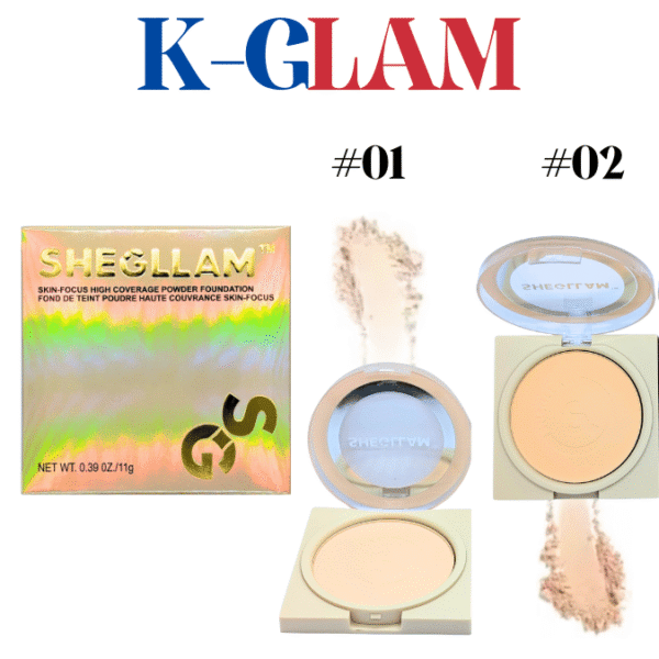 SHEGLLAM Hight Coverage Powder Foundation - Image 3